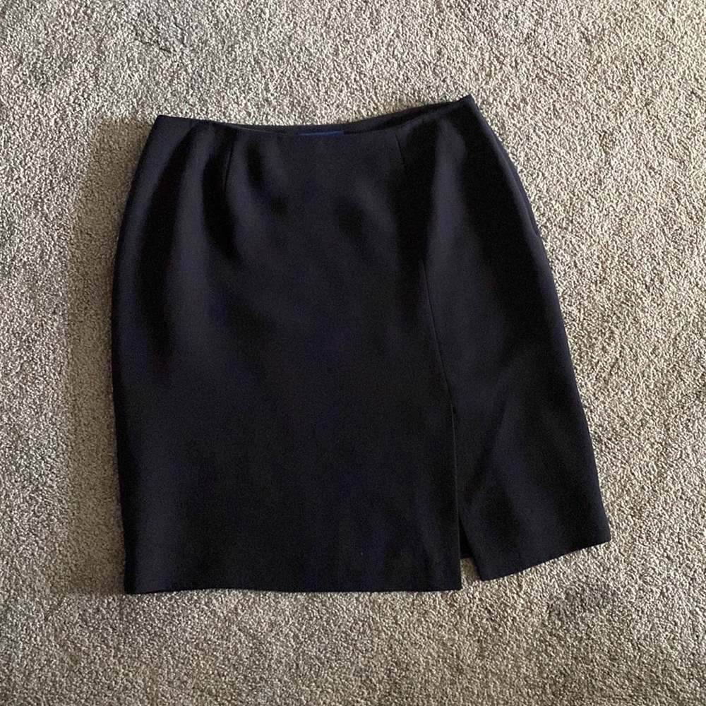 Size 12 Charter Club navy blue suit skirt